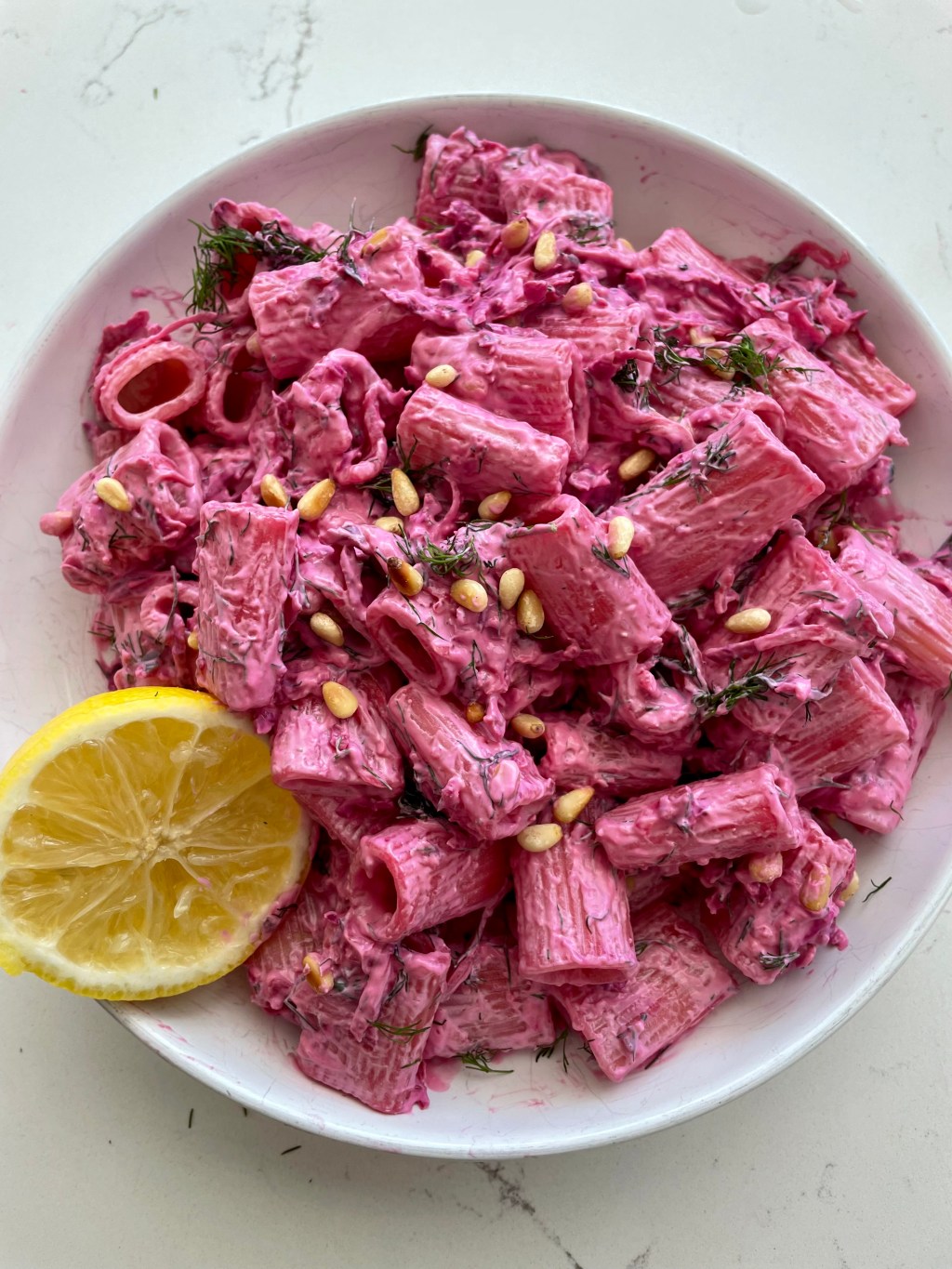 Beet Tzatziki Pasta