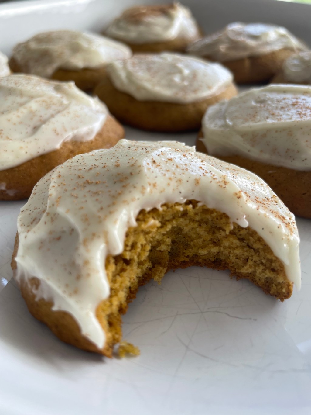 Pumpkin Cookies with Cream Cheese&nbsp;Frosting