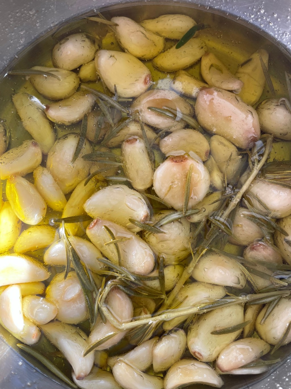 Stovetop Garlic Confit